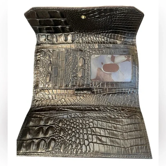 Set of Brahmin Handbag Medium Asher-Honey Carlisle With matching wallet - Picture 13 of 13